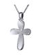 Women's White Gold Cross 14K