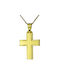 Herren Gold Kreuz 14K