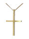 Men's Gold Cross 14K