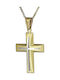 Men's Gold Cross 14K