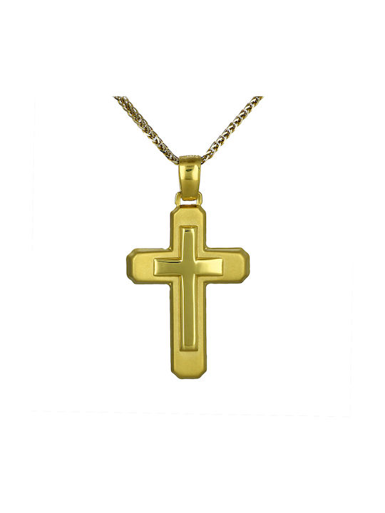 Herren Gold Kreuz 9K