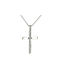 Women's White Gold Cross 14K