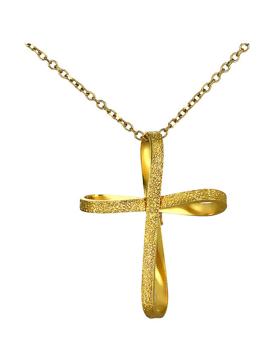 Femeiesc Aur Cruce 14K