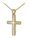 Femeiesc Aur Cruce 14K