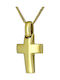 Herren Gold Kreuz 14K