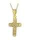 Men's Gold Cross 18K