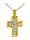 Men's Gold Cross 14K