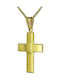 Herren Gold Kreuz 14K