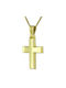 Herren Gold Kreuz 18K