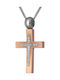 Women's Rose Gold Cross 14K