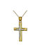 Damen Gold Kreuz 14K