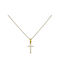 Damen Gold Kreuz 14K