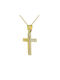 Women's Gold Cross 9K with Chain