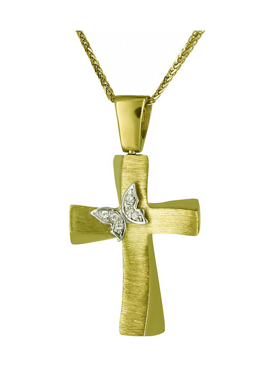 Women's Gold Cross 18K