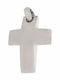 Abadianakis Men's White Gold Cross 14K