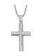 Women's White Gold Cross 14K with Chain