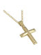 Men's Gold Cross 14K with Chain