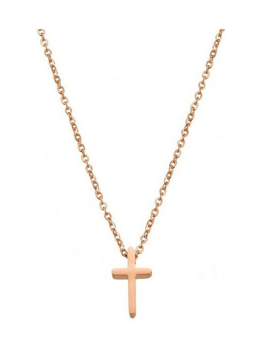 Cross from Steel with Chain