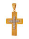 Women's Gold Byzantine Cross 18K