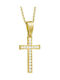 Femeiesc Aur Cruce 14K