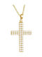 Femeiesc Aur Cruce 14K