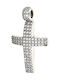 Women's White Gold Cross 14K