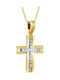 Femeiesc Aur Cruce 14K