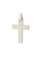 White Gold Cross 14K