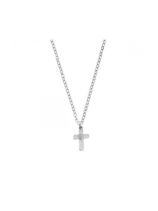 Cross from Steel with Chain