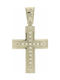 Damen Gold Kreuz 14K