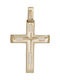 Damen Gold Kreuz 14K