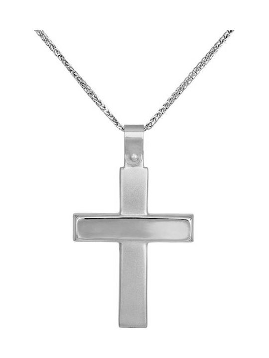 Herren Gold Kreuz 9K mit Kette