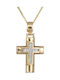 Women's Gold Cross 9K with Chain