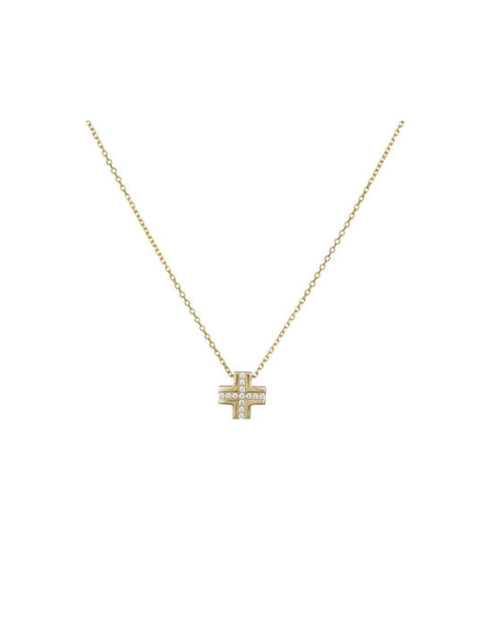 Femeiesc Aur Cruce 14K