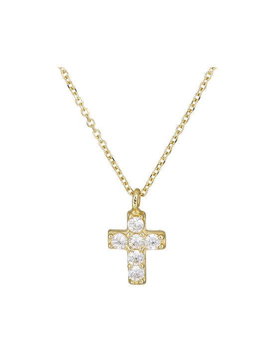 Femeiesc Aur Cruce 14K