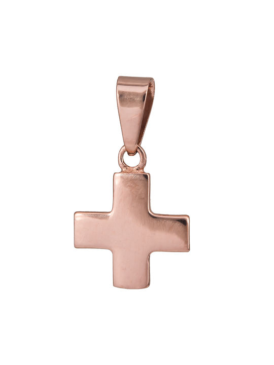 Rose Gold Cross 14K