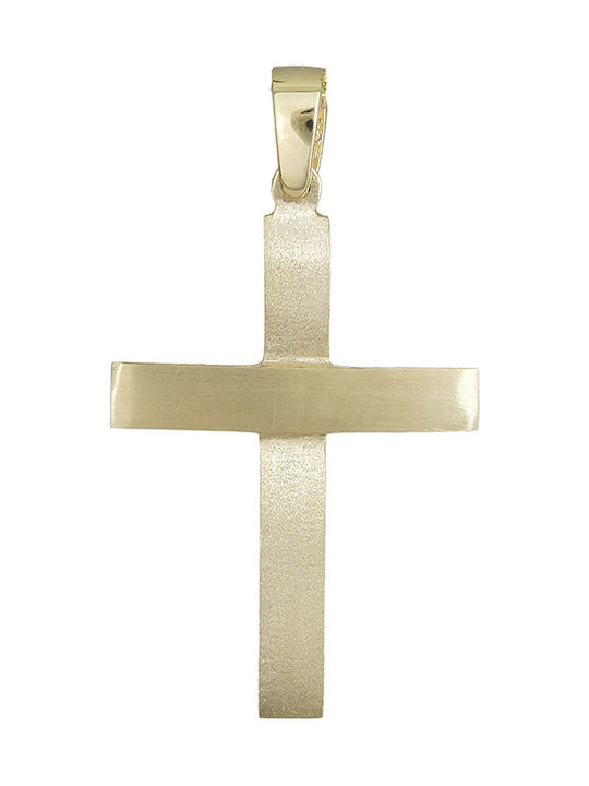 Herren Gold Kreuz 9K