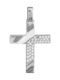 Women's White Gold Cross 14K