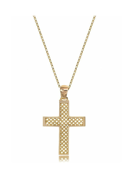 Gold Cross 14K with Chain