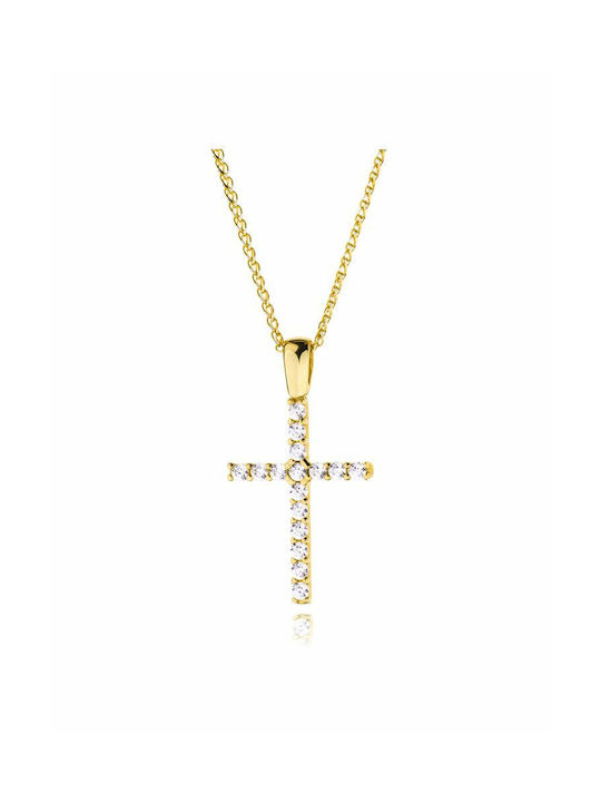 Gold Cross 14K with Chain