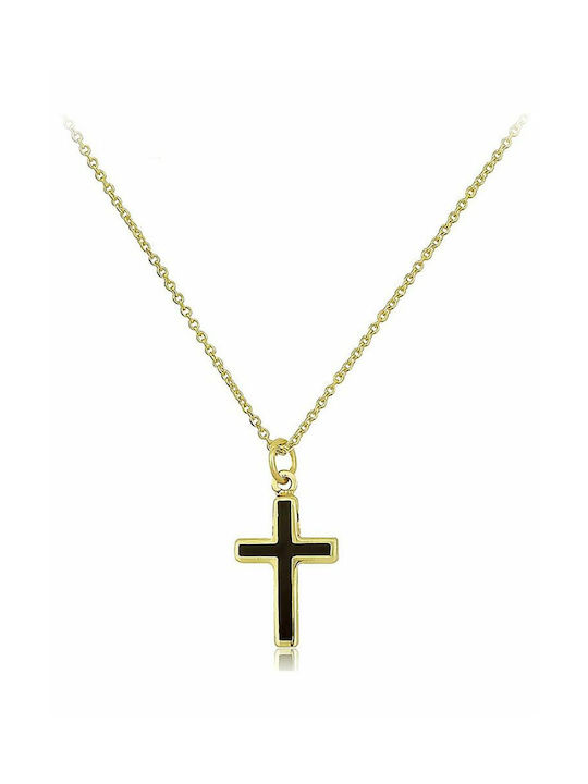 Gold Cross 9K with Chain