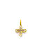 PS Silver Gold Cross 14K