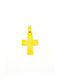 PS Silver Gold Cross 14K