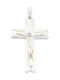 PS Silver Cross with the Crucified from Silver