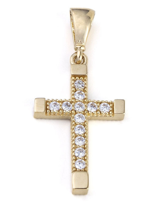 George Art Jewels Cruci din Aur 9Κ fără Lanț