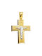 Alorado Men's Gold Cross 14K with the Crucified