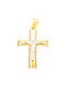 Alorado Men's Gold Cross 14K with the Crucified