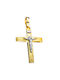 Alorado Men's Gold Cross 14K with the Crucified