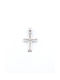 Anagnostakis Men's White Gold Cross 14K