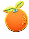 Dekoratives Schuhanhänger Orange